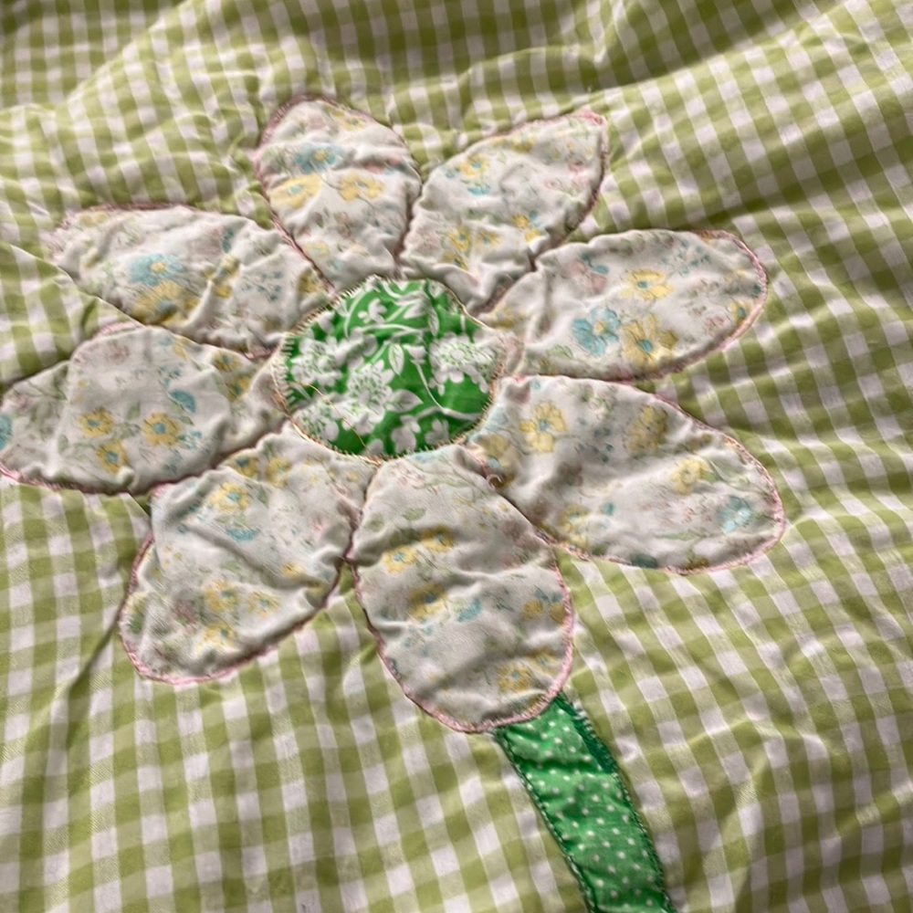 Vintage baby quilt handmade